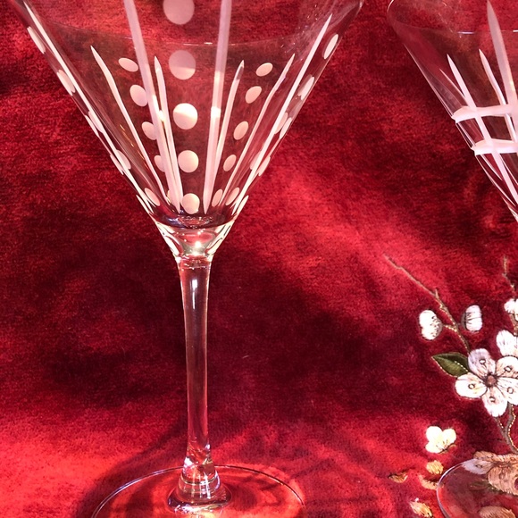 Mikasa Other - Crystal martini glasses
